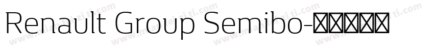 Renault Group Semibo字体转换